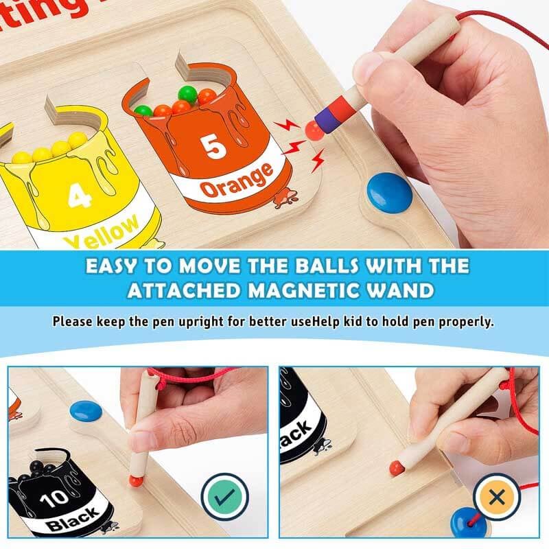 🔥LAST DAY -50% OFF🔥Magnetic Color and Number Maze