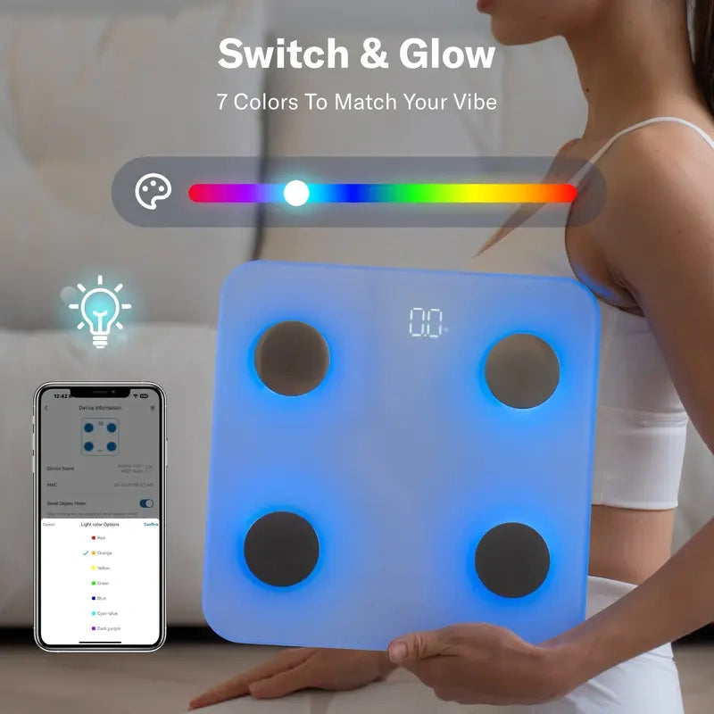 💡⚖️ Smart Glow Body Scale | Monitor Your Progress Every Day