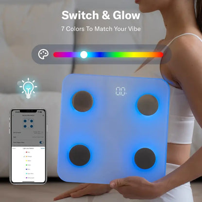 💡⚖️ Smart Glow Body Scale | Monitor Your Progress Every Day