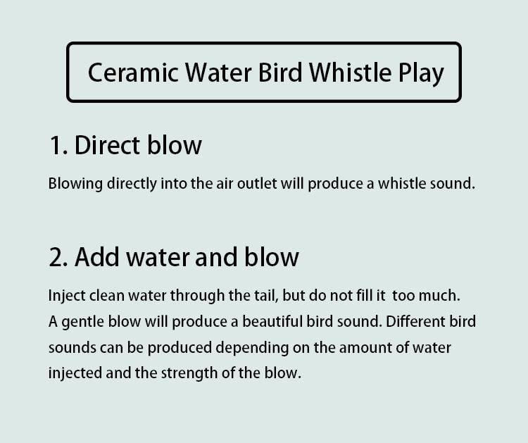 ⚡Hot Sales 49% OFF🔥6 Pcs Ceramic Water Bird Whistles