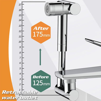 3D Filter Faucet Set - Multi-Angle Swivel Faucet Aerator with 3 Included Filter